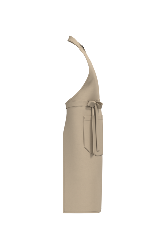 K8007 - Schort met zak van biologisch katoen