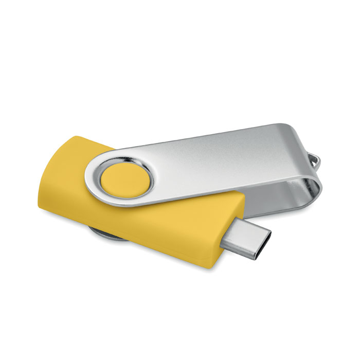 COLODRI - 16GB USB flash 3.0 type-C MO1401 - Geel
