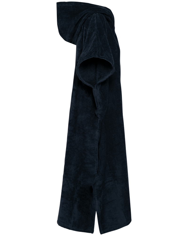 PA581 - Uniseks poncho met capuchon van badstof