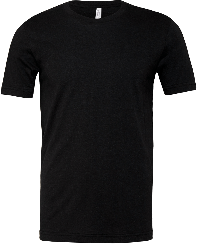 BE3001CVC - Heather jersey T-shirt met korte mouwen - Heather Black