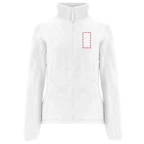 Artic fleece damesjack met volledige rits