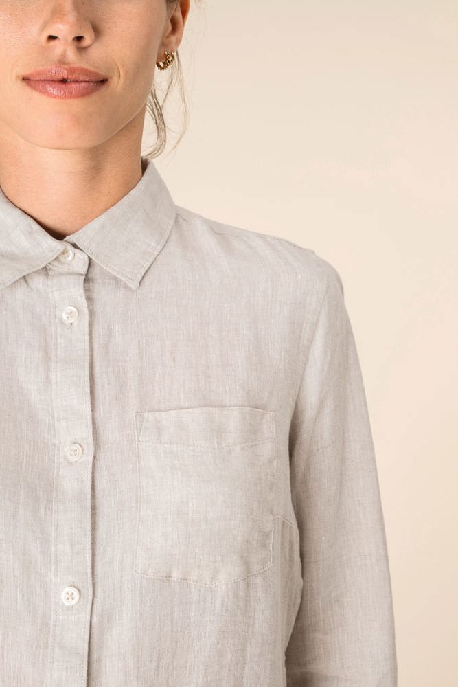 SP505 - Linnen damesblouse
