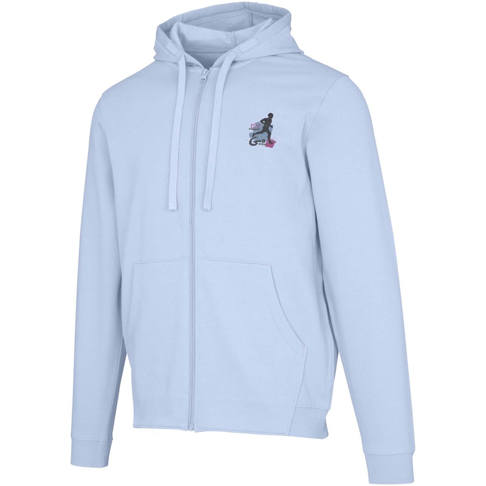 Jasper 280 g/m² unisex full-zip hoodie van OCS gerecycled organisch katoen