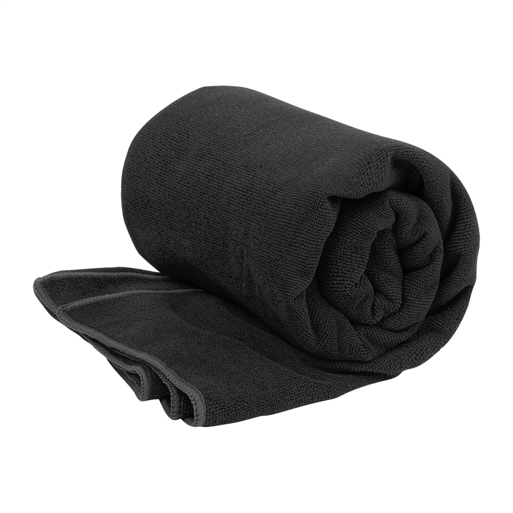 Gains - absorberende handdoek - Zwart