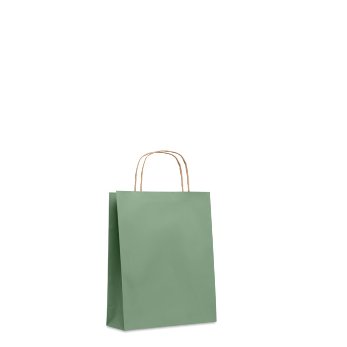 PAPER TONE S - Kleine papieren geschenktas - groen