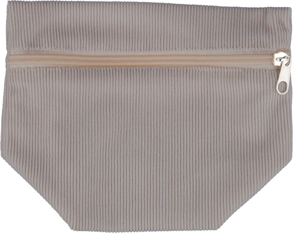 Corduroy toilettasje Tia - grijs