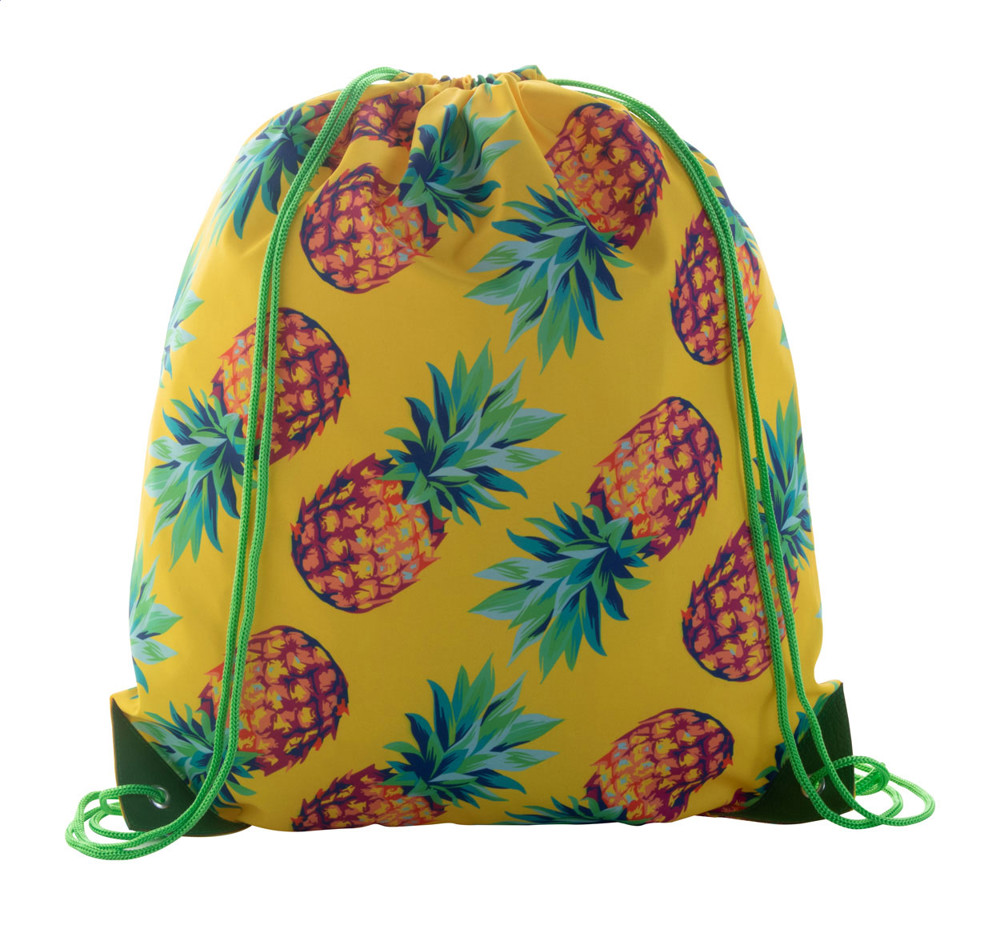 CreaDraw Plus - custom made tas met trekkoordsluiting - groen/wit