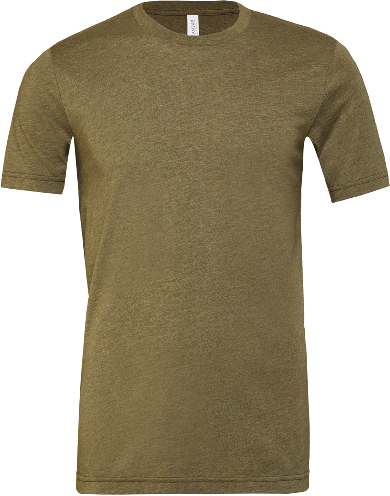 BE3001CVC - Heather jersey T-shirt met korte mouwen - Heather Olive