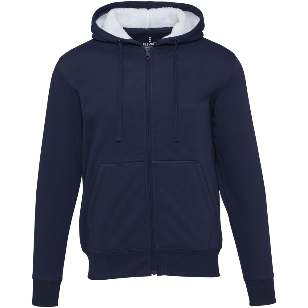 Natron 320 g/m² sherpahoodie met volledige rits