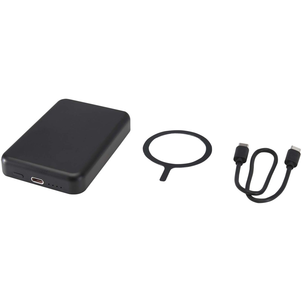 Acrab magnetische draadloze powerbank van 5000 mAh 15 W met 20 W PD van gerecycled plastic