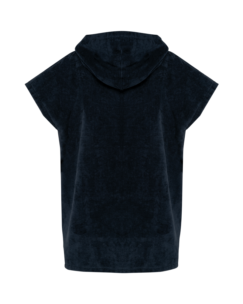 PA582 - Kinderponcho met capuchon van badstof
