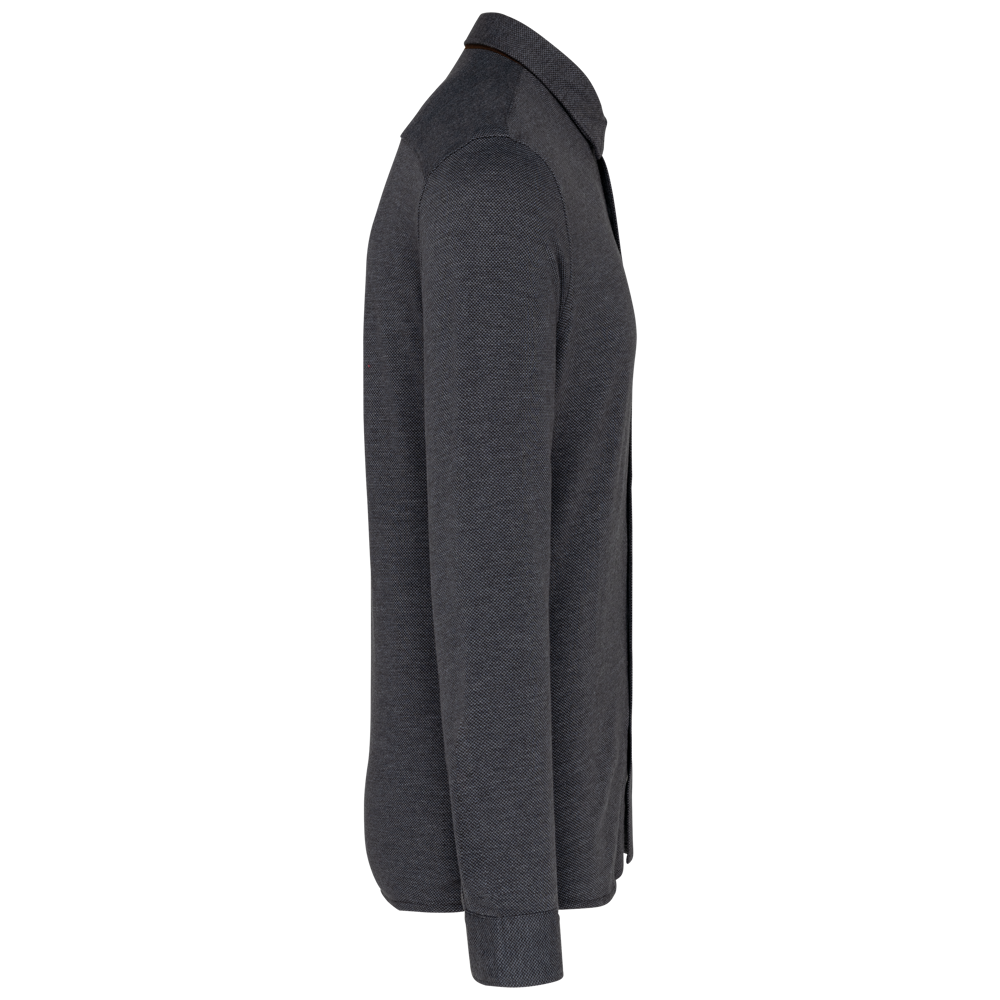 K507 - Jacquard overhemd lange mouwen