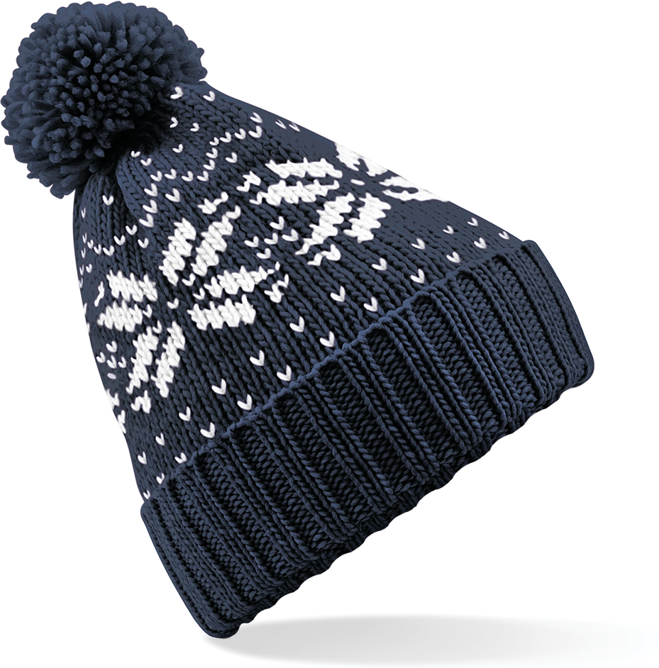 B456 - Muts Snowstar® jacquard - French Navy / White
