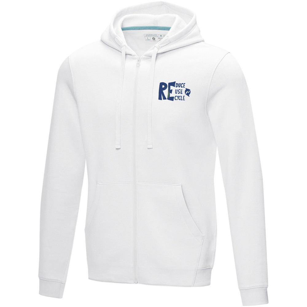Ruby heren biologische gerecyclede hoodie met volledige rits