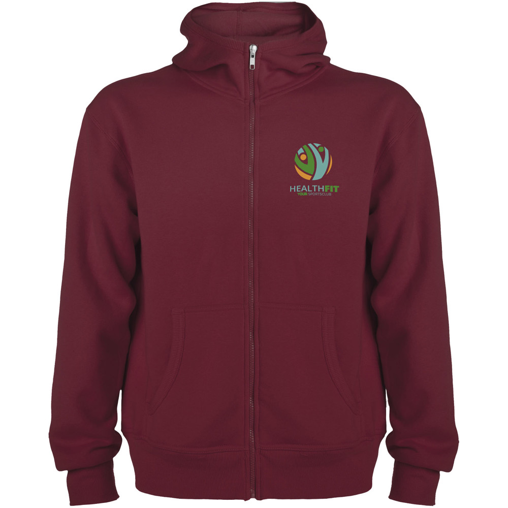 Montblanc 280 g/m² unisex hoodie met volledige rits