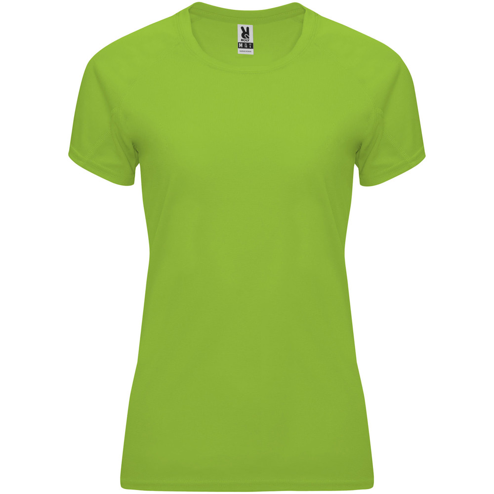 Bahrain 135 g/m² sportshirt met korte mouwen voor dames - Lime