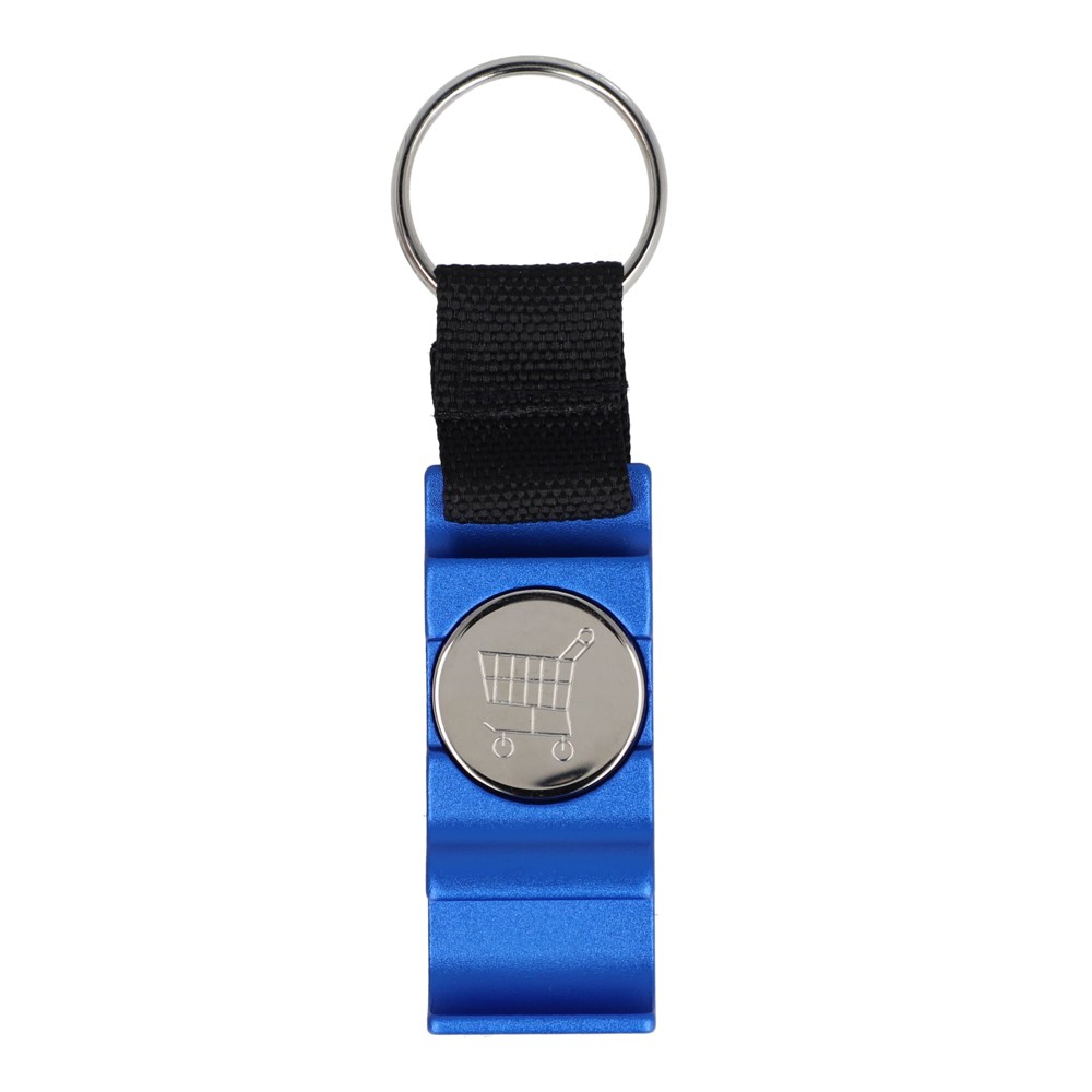 3-in-1 flesopener sleutelhanger - blauw