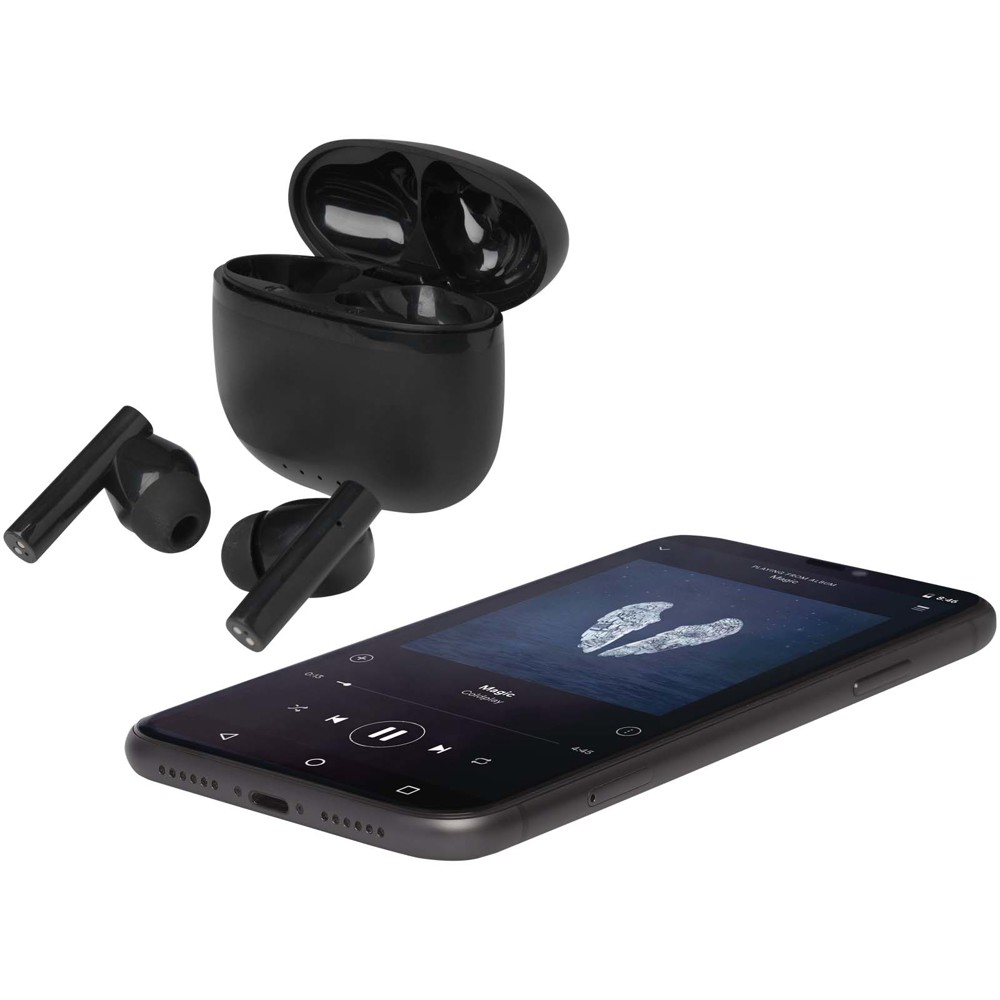Alterf gerecycleerde plastic True Wireless Bluetooth®-oordopjes met siliconen oordopjes