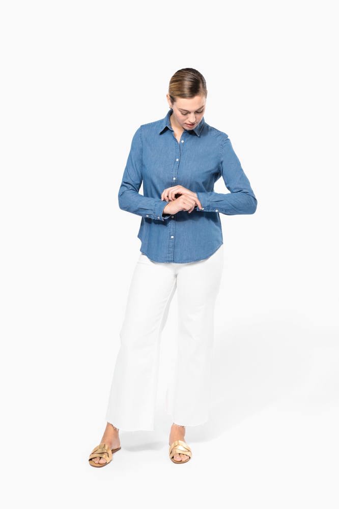 K509 - Damesblouse Denim