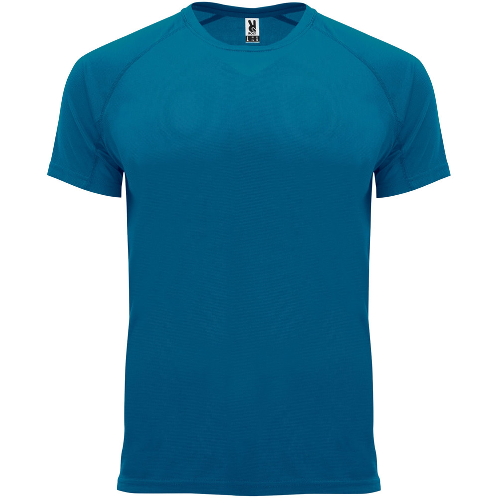 Bahrain 135 g/m² sportshirt met korte mouwen voor kinderen - Maanlichtblauw