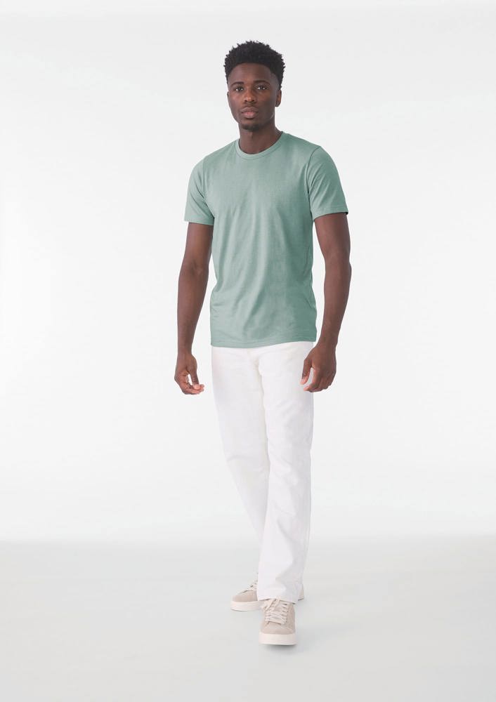 BE3001CVCX - Heather jersey T-shirt met korte mouwen