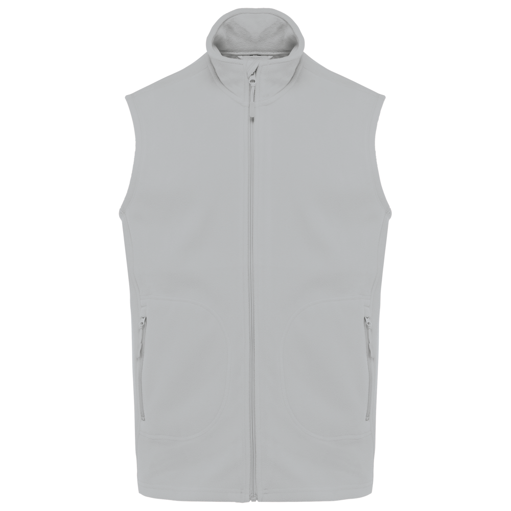 K9120 - Ecologische uniseks bodywarmer van microfleece - Snow Grey