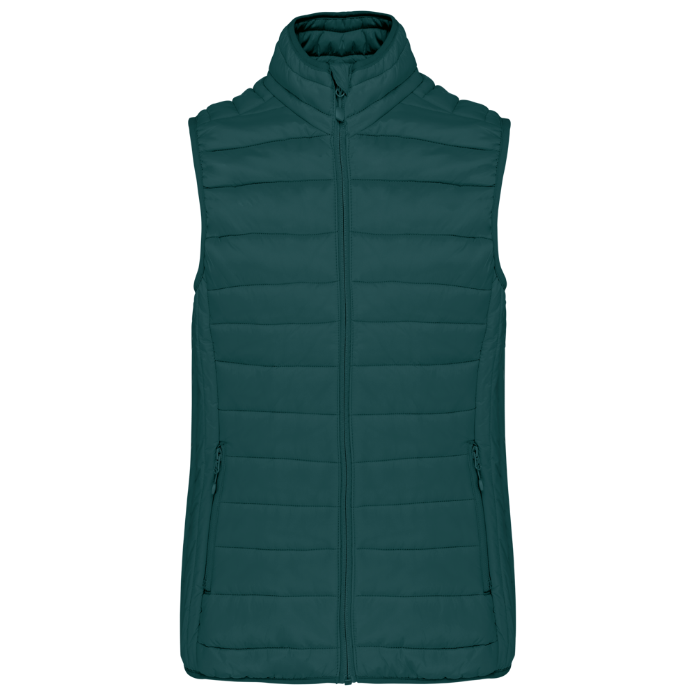 K6114 - Ladies' lightweight sleeveless down jacket - Mineral Green