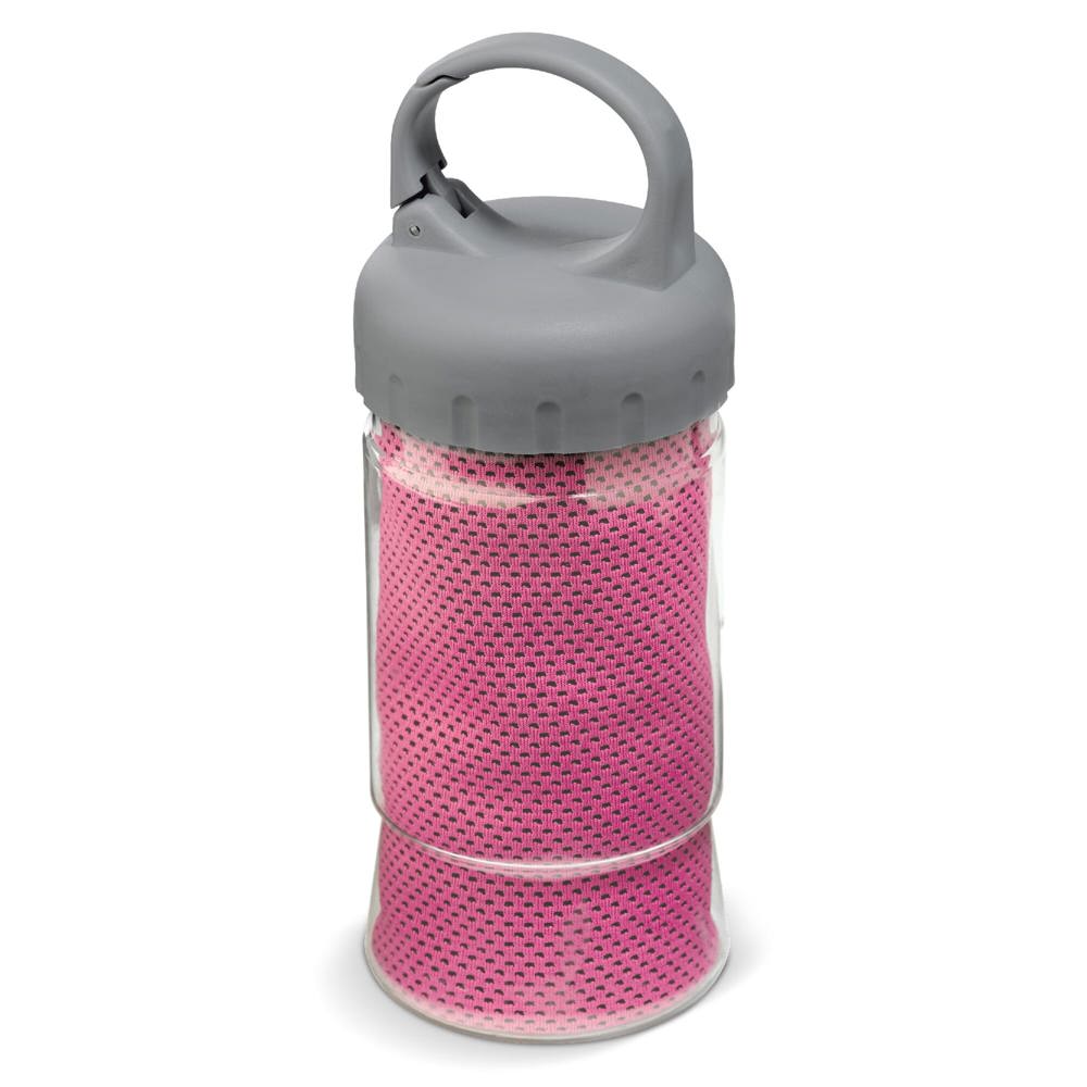 Fitness handdoek 30x90 cm - Donker Roze