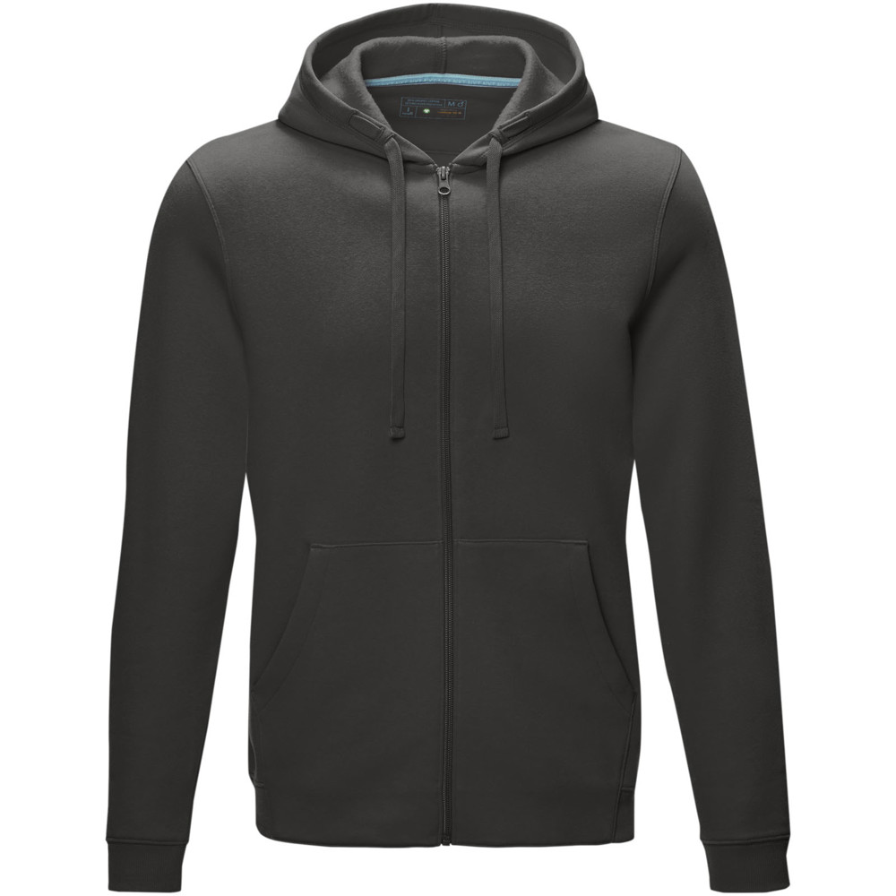 Ruby heren biologische gerecyclede hoodie met volledige rits