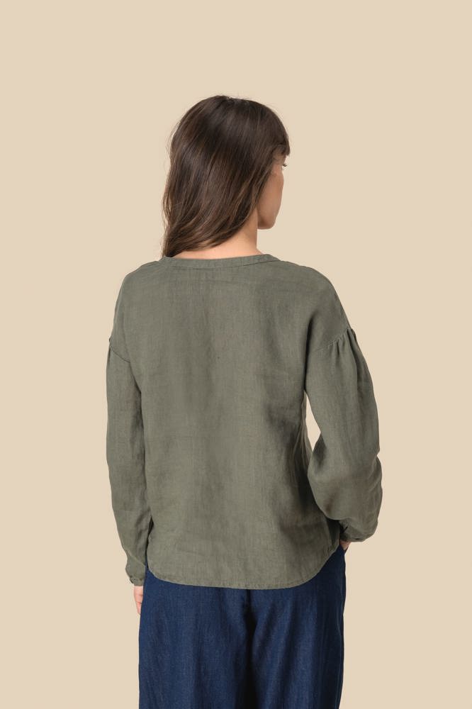 SP524 - Linnen damesblouse