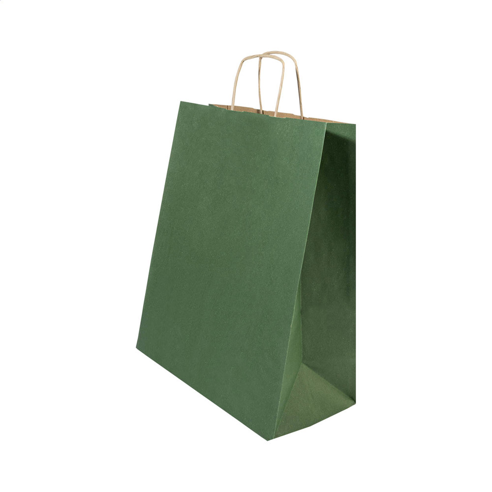 Papbag S - papieren geschenktas, klein - groen