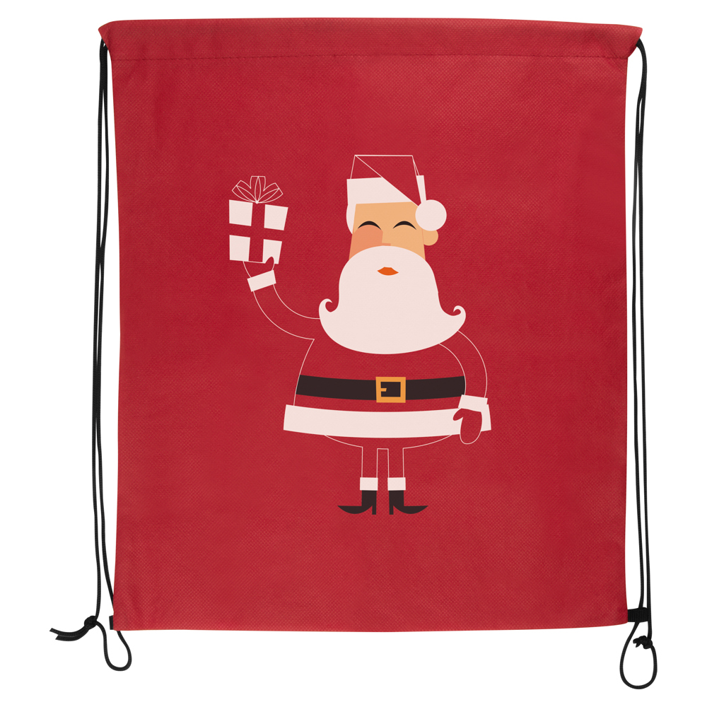 Gymbag met kerstmotief
