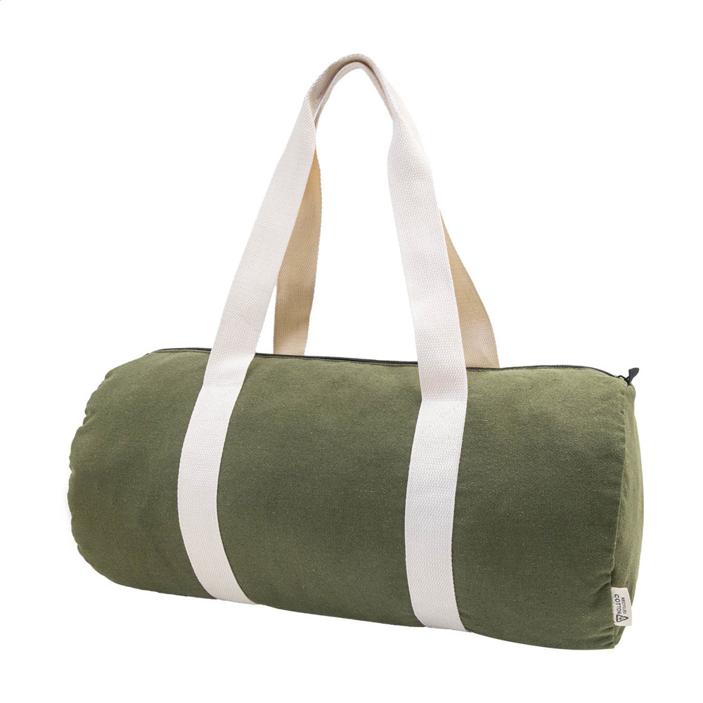 Rekan Duff - sporttas van gerecycled canvas - groen