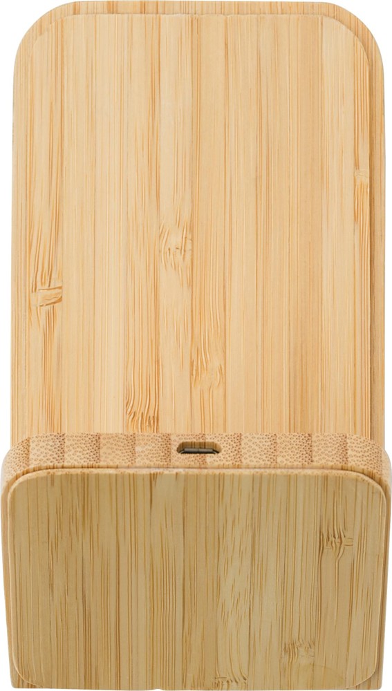 Bamboe draadloze oplader Claudie - bamboe