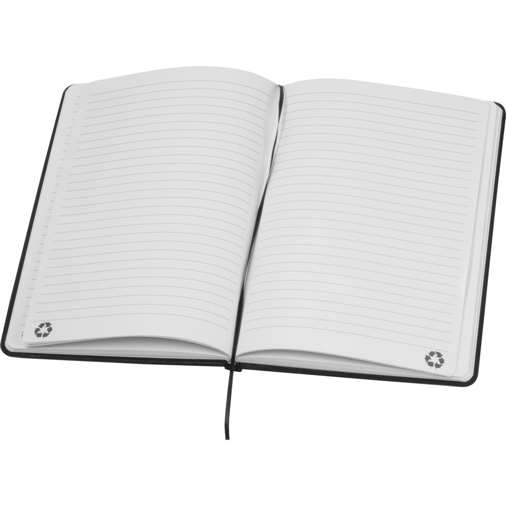A5 notitieboekje van gerecycled papier