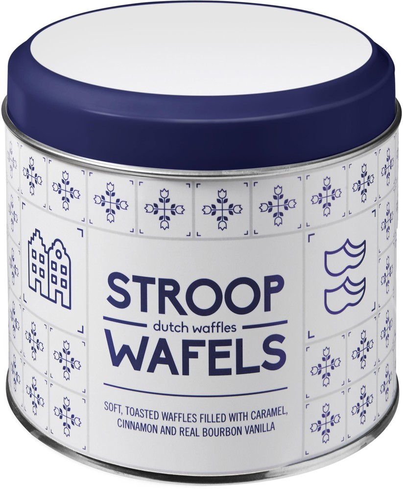 Blik inclusief stroopwafels William - custom/multicolor