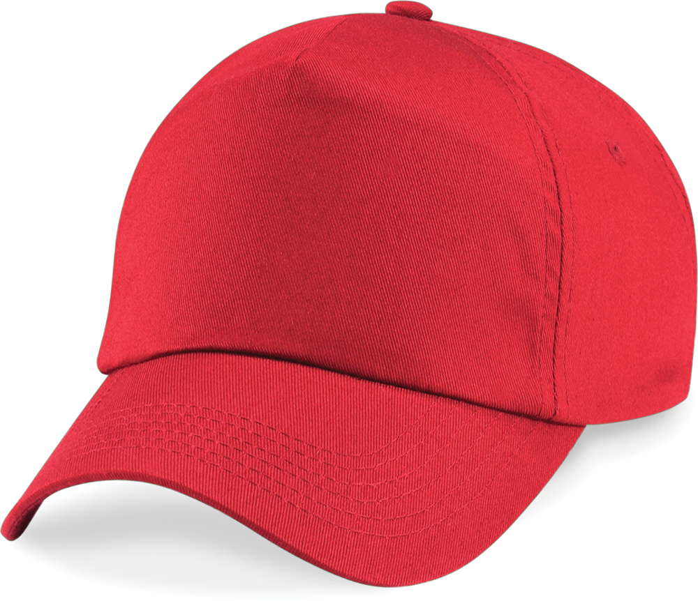 B10 - Original 5 panel cap - Bright Red