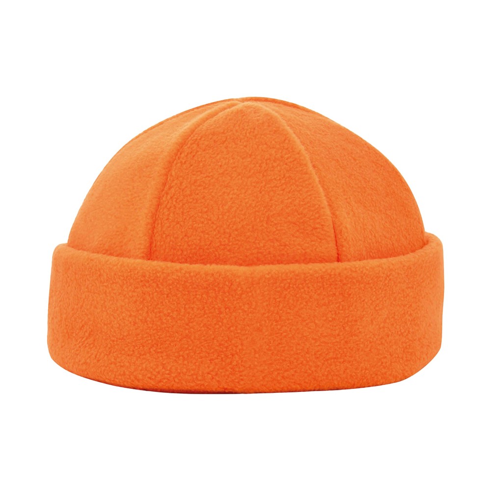 Nilton's Fleece muts 6 panelen - Oranje (PMS 165c) / Oranje