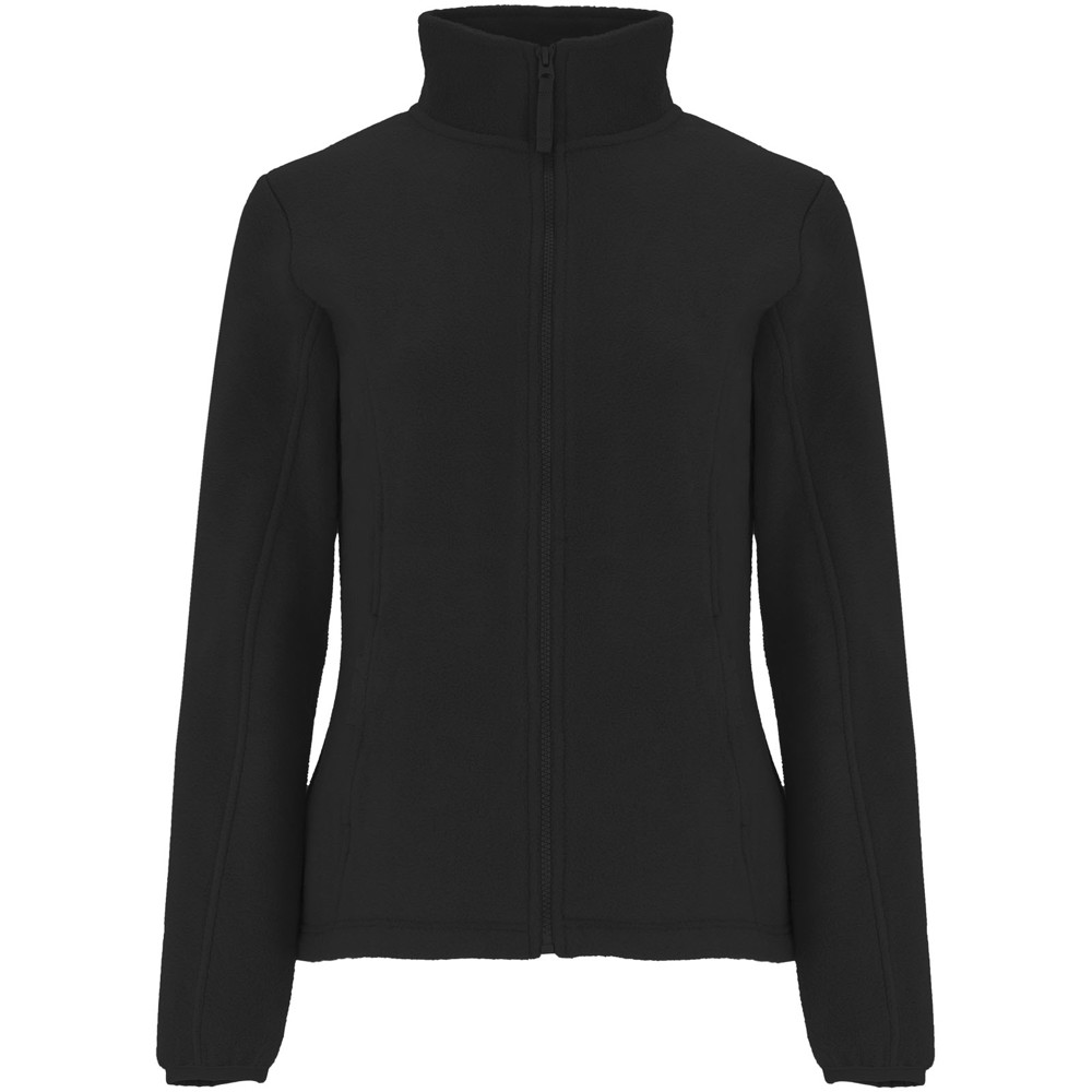 Artic fleece damesjack met volledige rits - Zwart