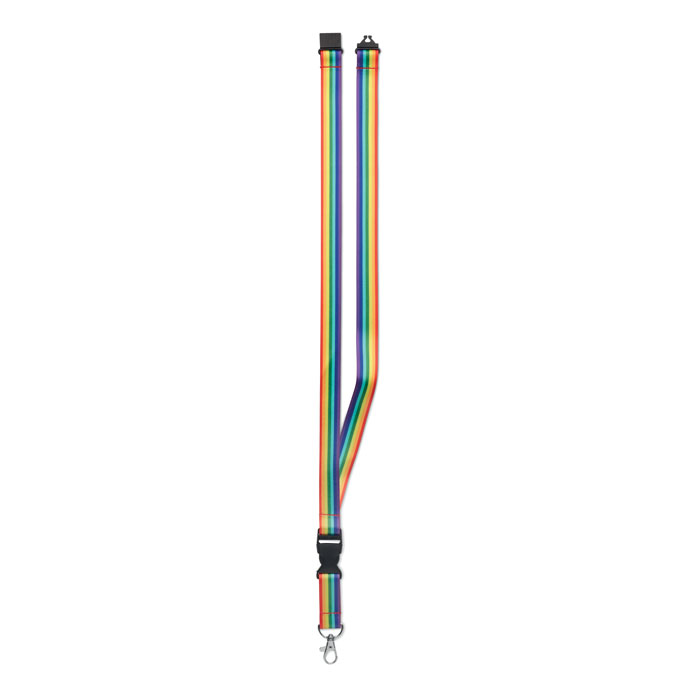 BOWYARD - Regenboog RPET sleutelkoord