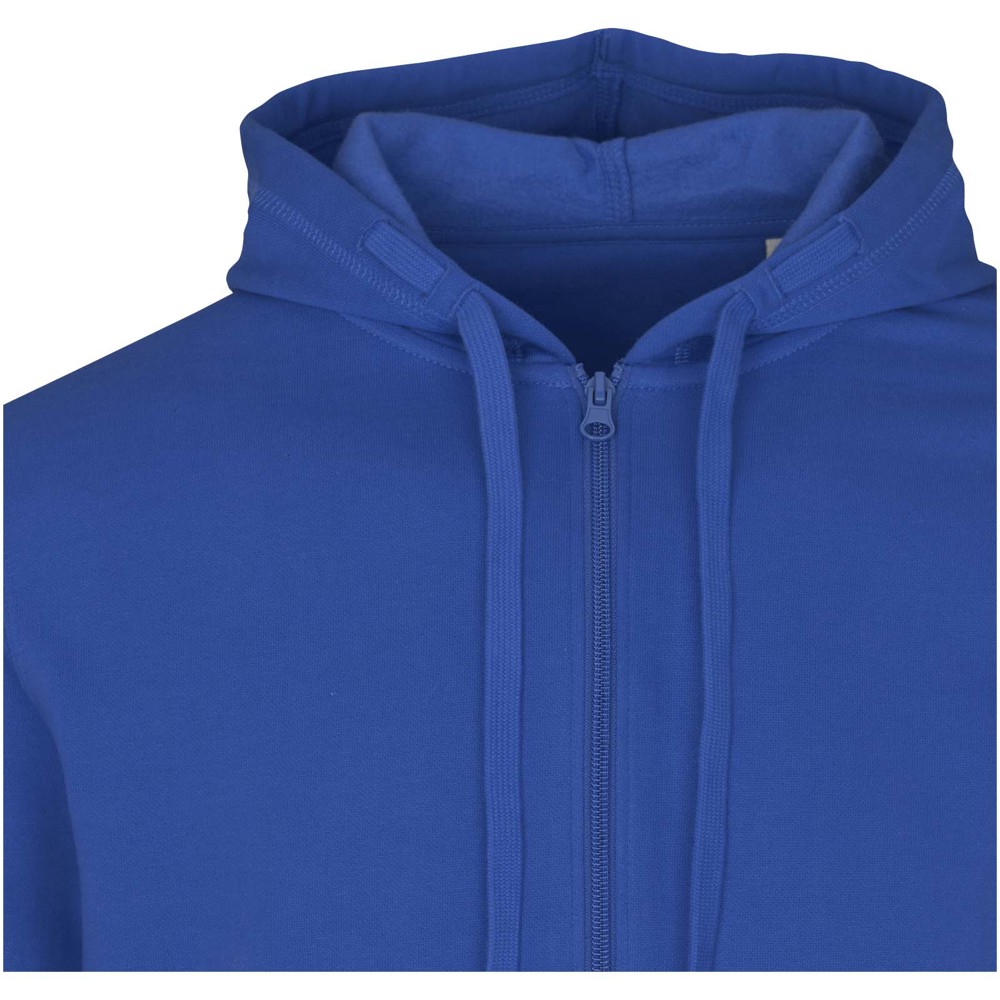 Jasper 280 g/m² unisex full-zip hoodie van OCS gerecycled organisch katoen