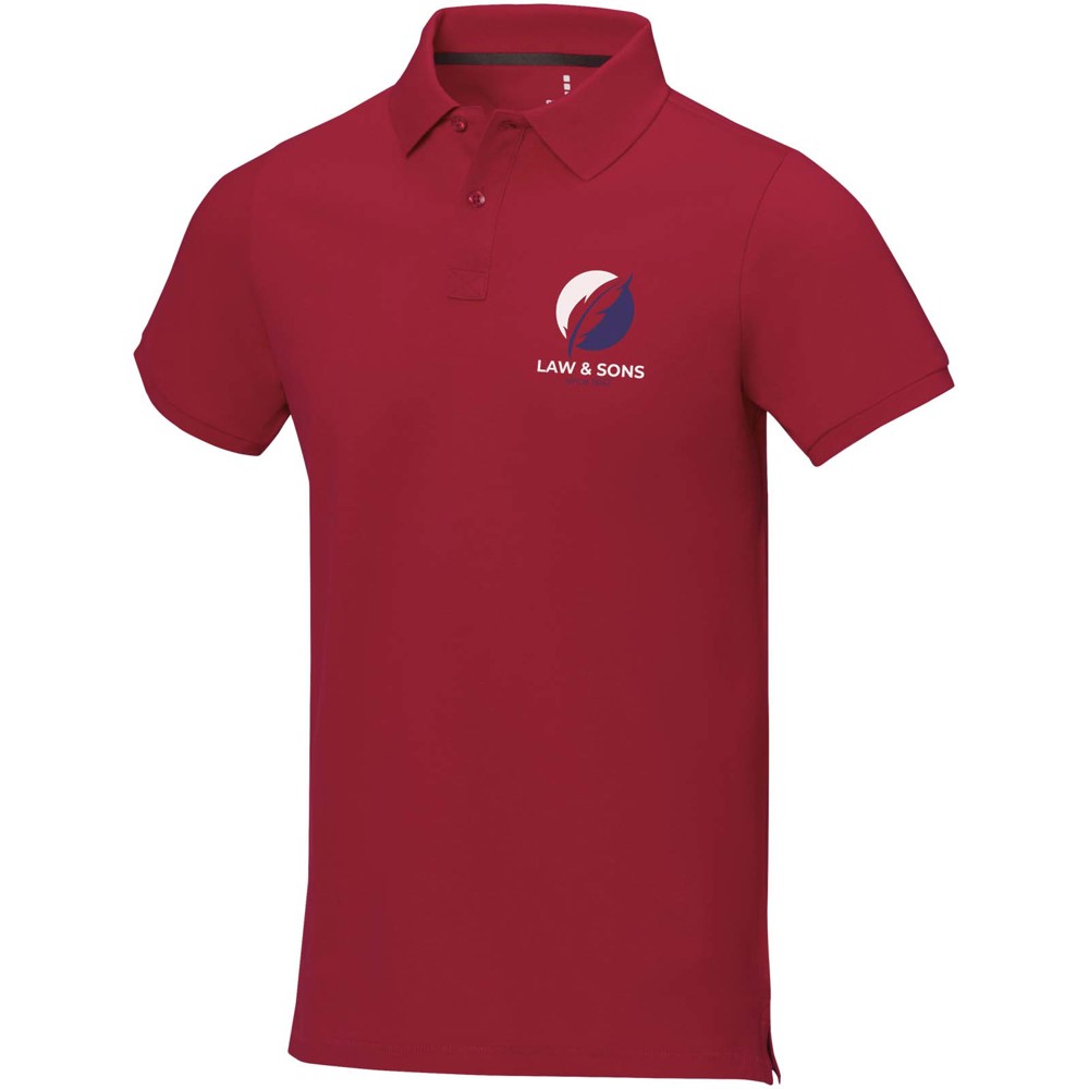 Calgary 200 g/m² herenpolo met korte mouwen