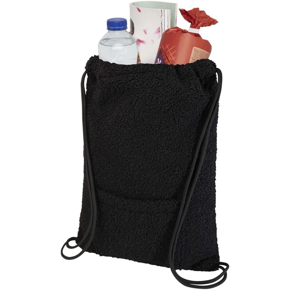 Bear GRS gerecyclede sherpa rugzak met trekkoordsluiting 9 l