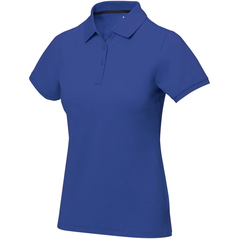 Calgary 200 g/m² damespolo met korte mouwen - blauw