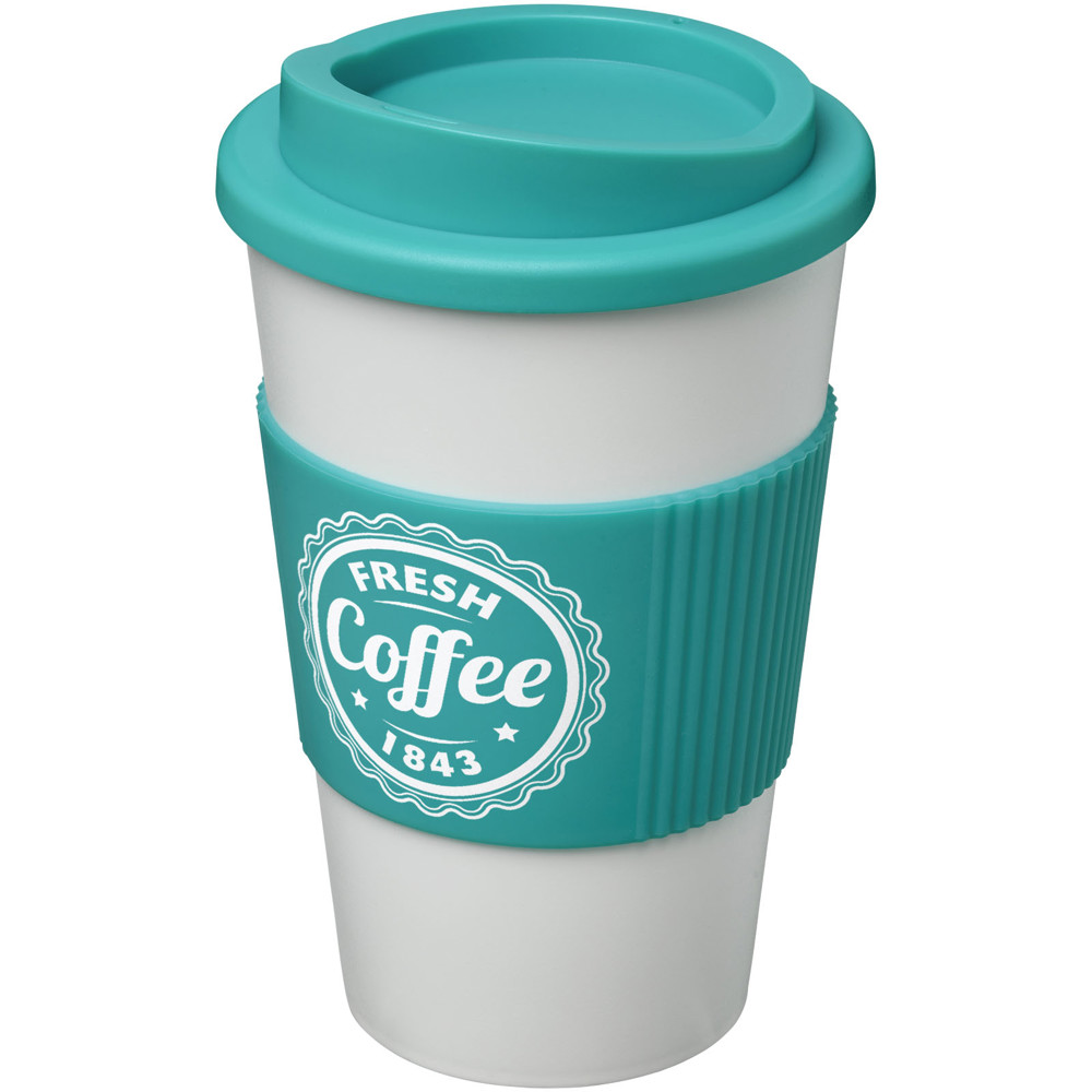 Americano® 350 ml geïsoleerde beker met grip