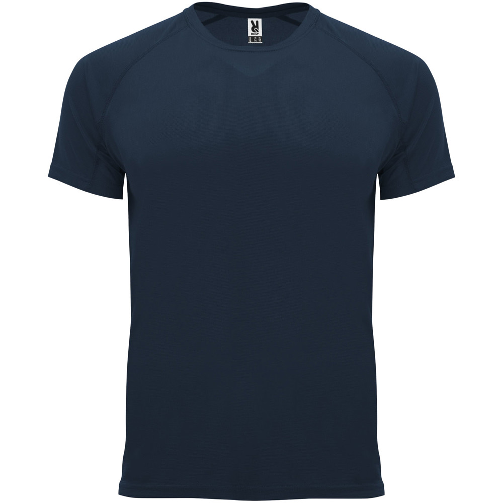 Bahrain 135 g/m² sportshirt met korte mouwen voor heren - Marineblauw
