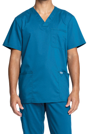 - Tuniek met V-hals voor heren - Caribbean Blue