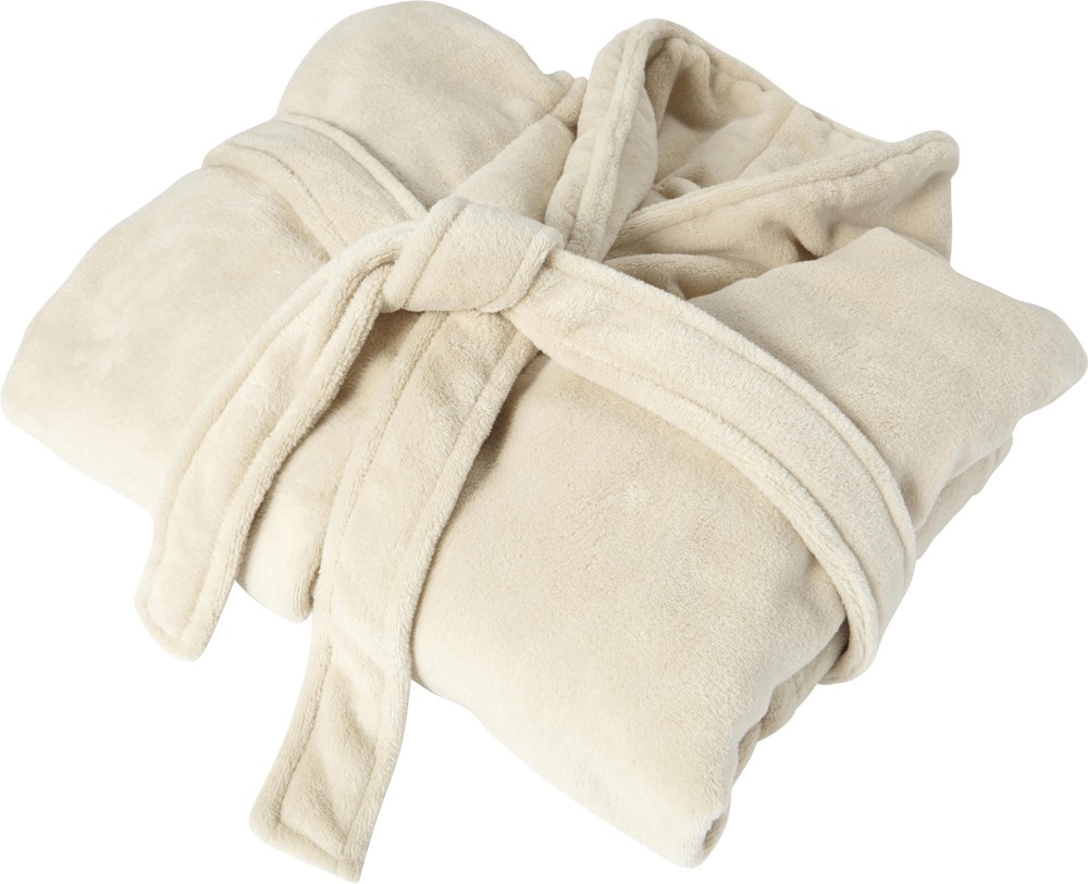 Badjas Derek | Fleece - Beige
