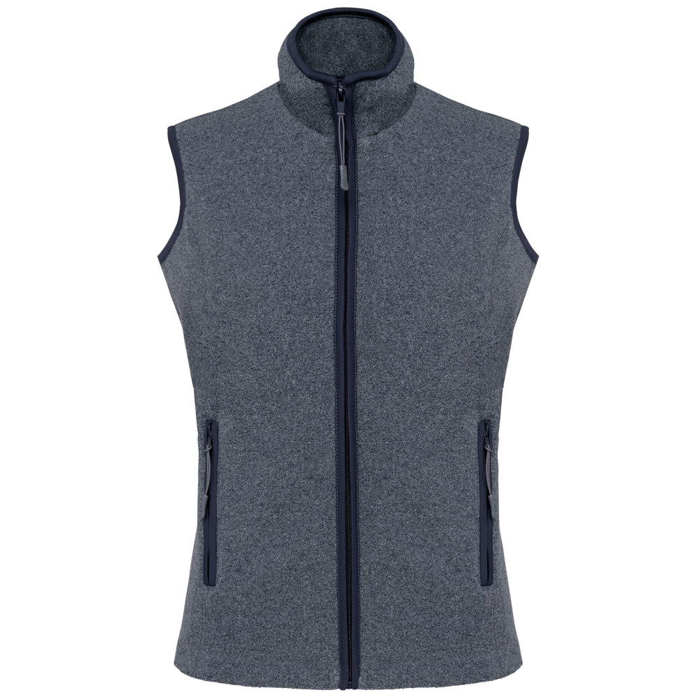 - Bodywarmer van microfleece dames - French Navy Heather