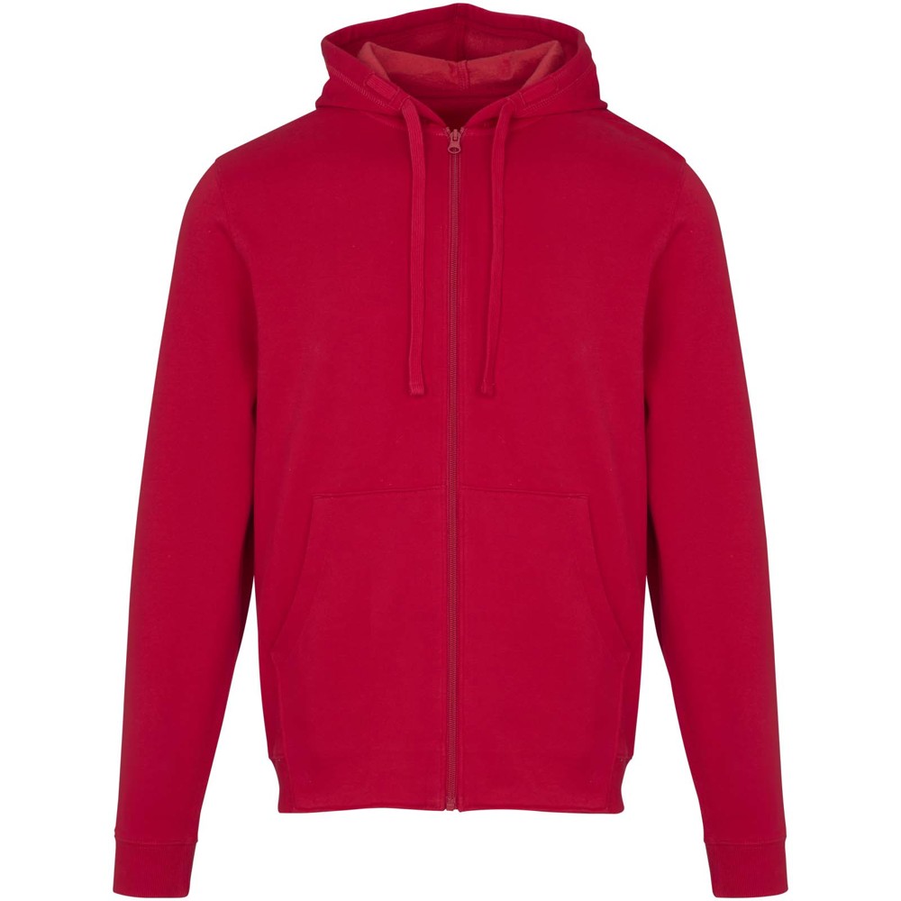 Jasper 280 g/m² unisex full-zip hoodie van OCS gerecycled organisch katoen